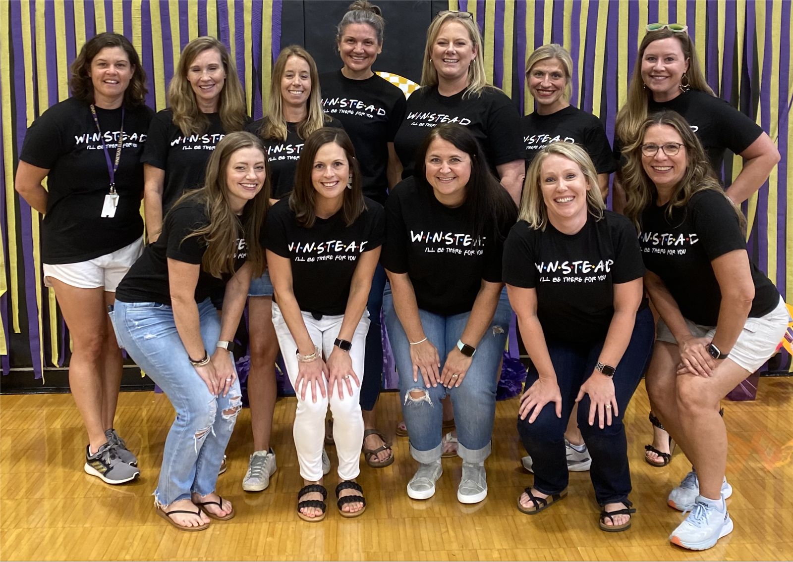 PTO Board Members lined up together
